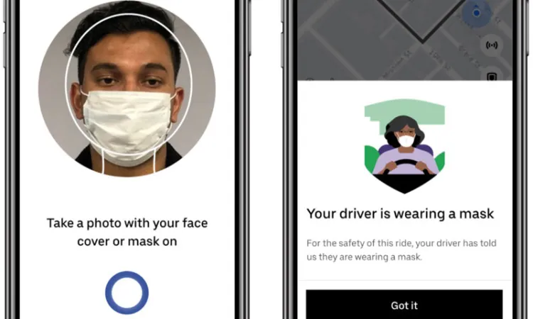 Uber verificará de uso de cubrebocas