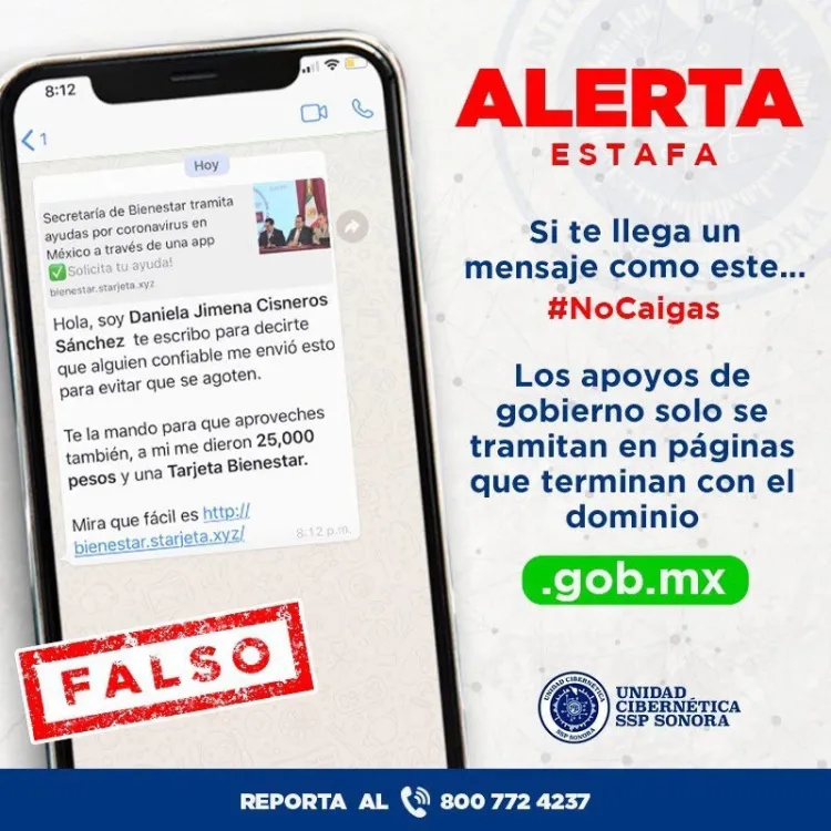 Alertan por fraude a través de WhatsApp