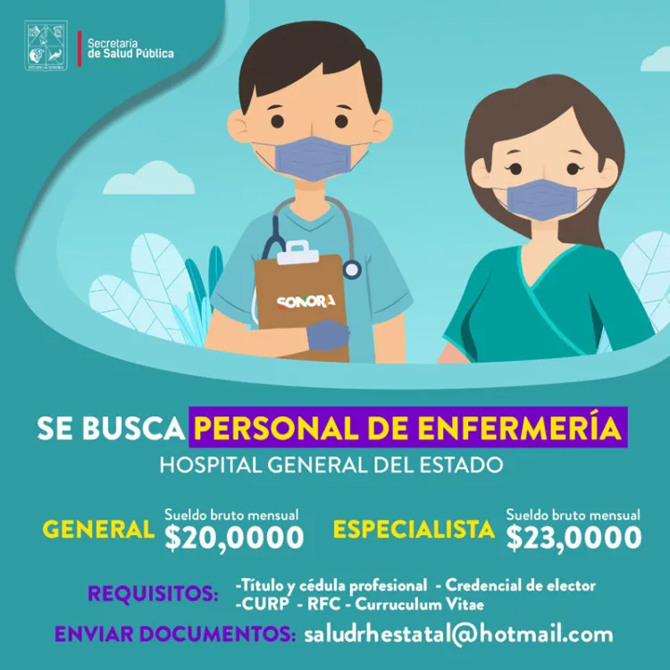 Busca Salud enfermeras y enfermeros para SLRC