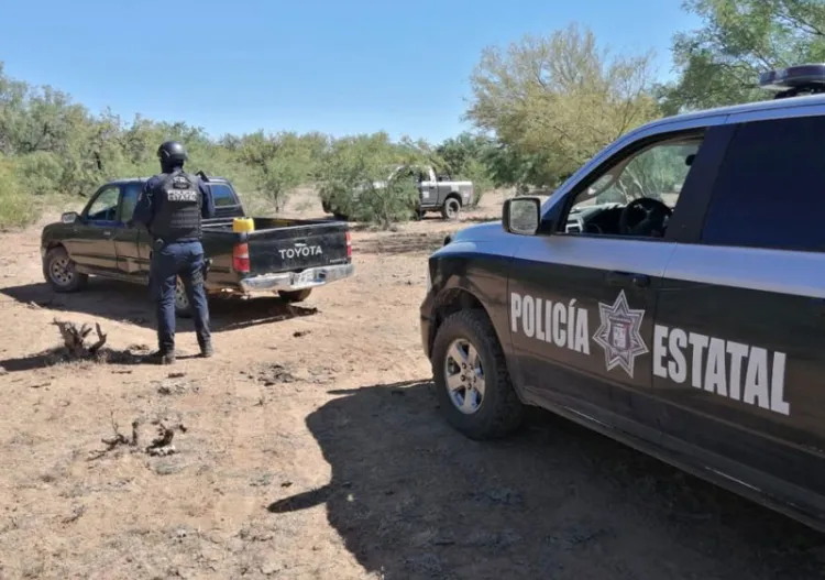 Encuentra PESP vehículo despojado en Ejido La Cebolla