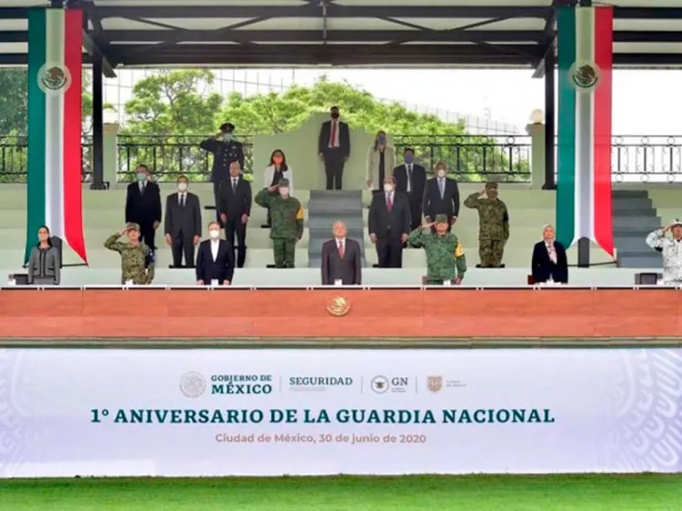 Conmemoran primer Aniversario de la Guardia Nacional