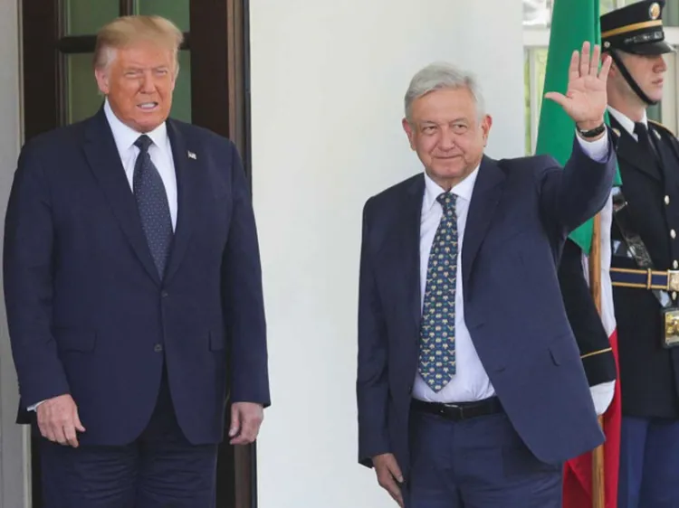 Se reúne AMLO con Trump en la Casa Blanca