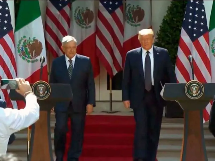 Emiten AMLO y Trump declaración conjunta