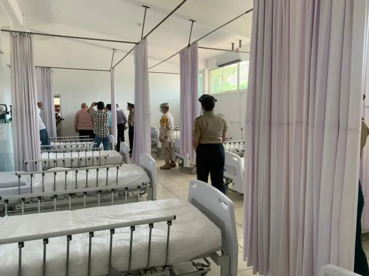 Inauguran Hospital Covid-19