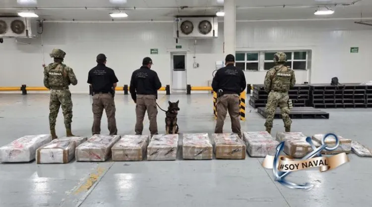 Semar asegura cocaína con un valor superior a los 161 millones de pesos