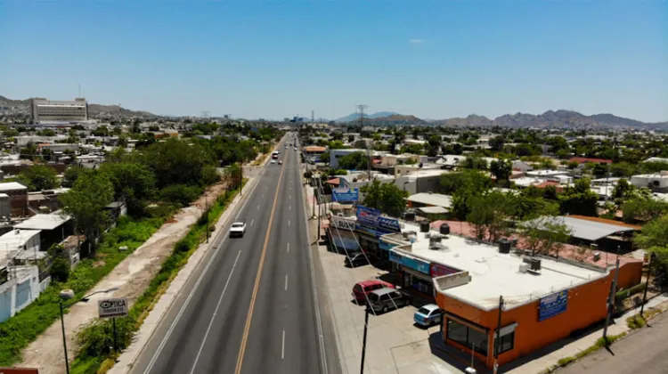 Entrega CPA rehabilitación del bulevar Lázaro Cárdenas en Hermosillo