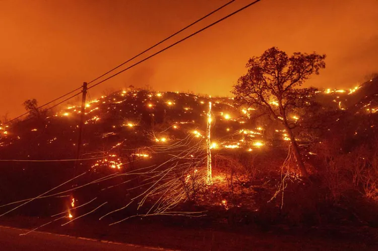 Evacuan a miles en California debido a 50 incendios forestales