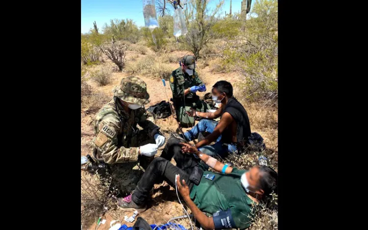 Detienen a migrantes y narcos en Arizona