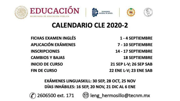 Anuncia ITH proceso de inscripción a curso de inglés