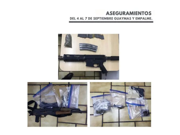 Destaca FGJE operativos en Guaymas y Empalme