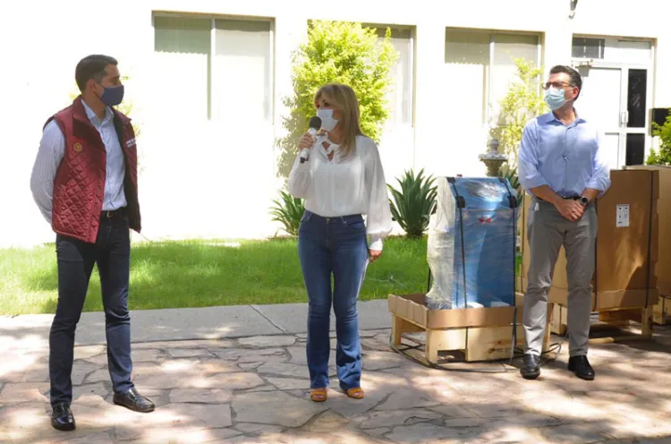 Recibe gobernadora ventiladores para hospitales de Sonora