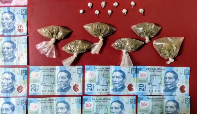 Detienen a vendedores de droga