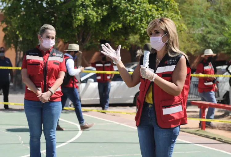 Encabeza Gobernadora Pavlovich jornada Comunitaria de Sanitización COVIDA