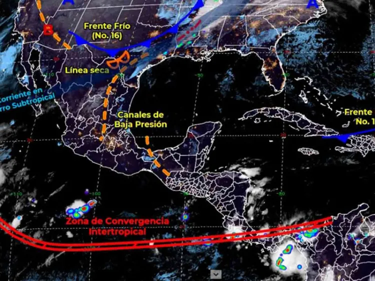 Provocará Frente Frío 16 heladas y fuertes vientos