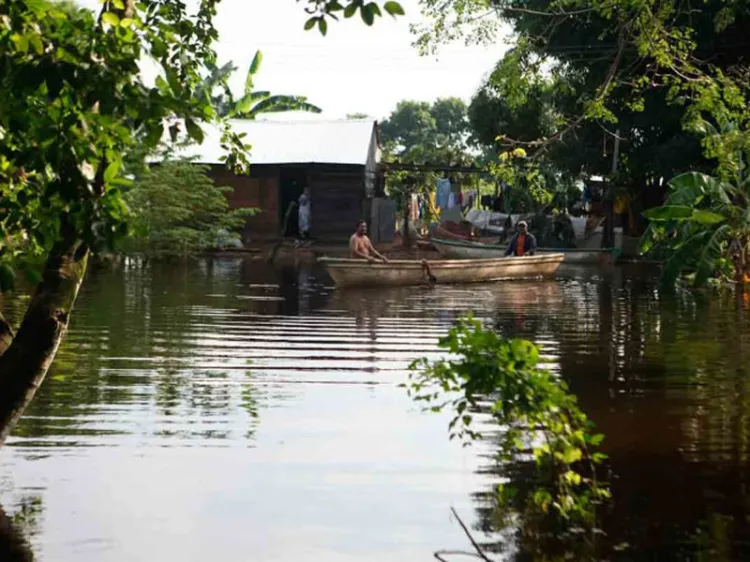 Río Usumacinta alcanza nivel histórico en Tabasco