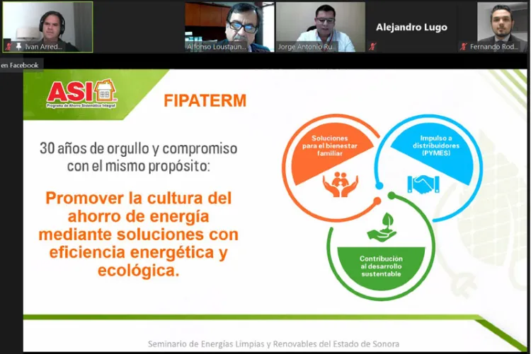 Realizan Seminario de Energías Limpias y Renovables de Sonora