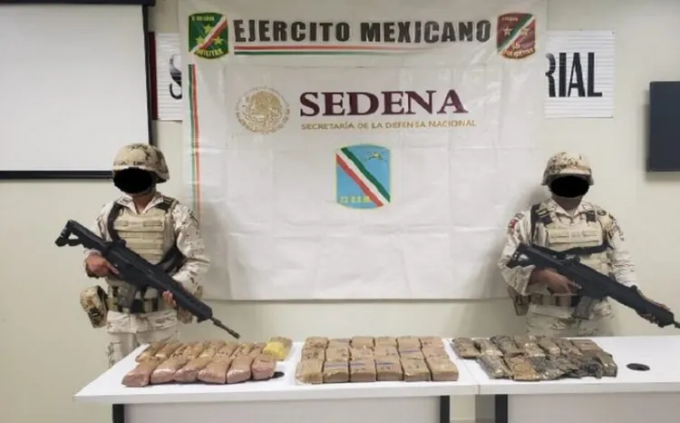 Aseguran en Sonora más de 380 kilos de diferentes drogas en noviembre