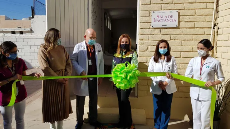 Inaugura Voluntariado de Salud sala de lactancia en albergue HIES-Himes