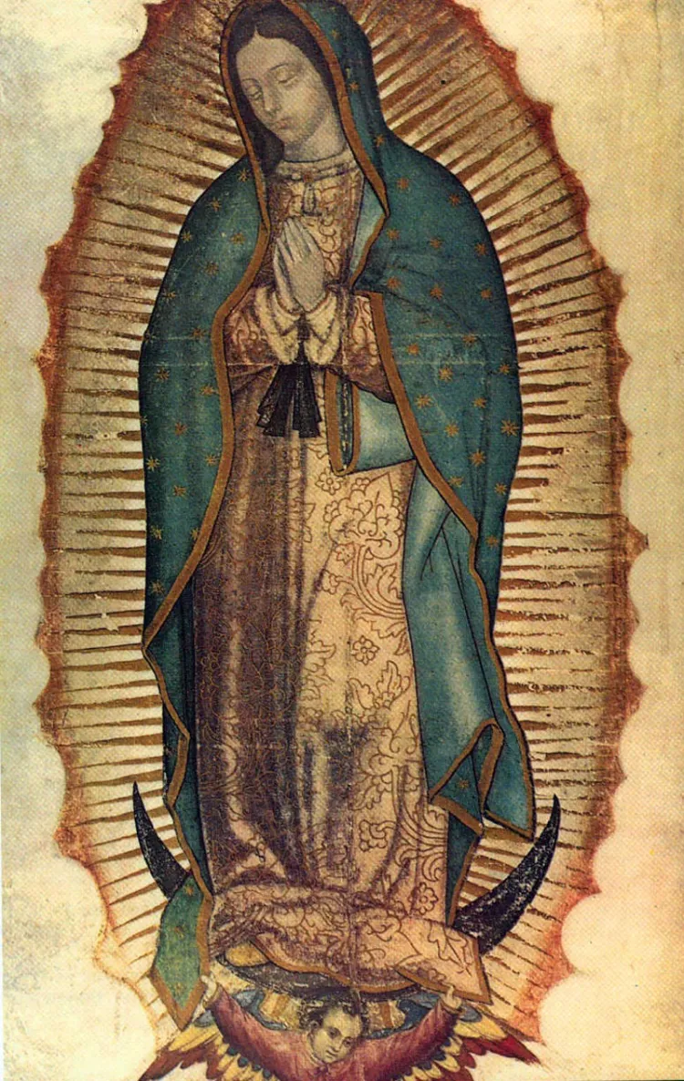 El significado de los elementos en imagen de la Virgen de Guadalupe