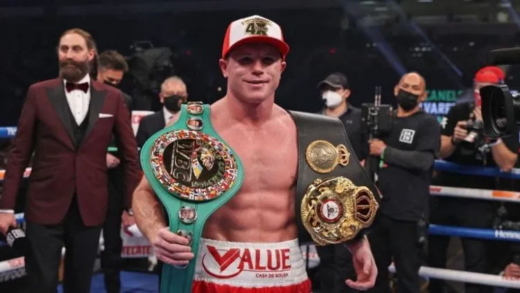 Visita Canelo a Ryan García