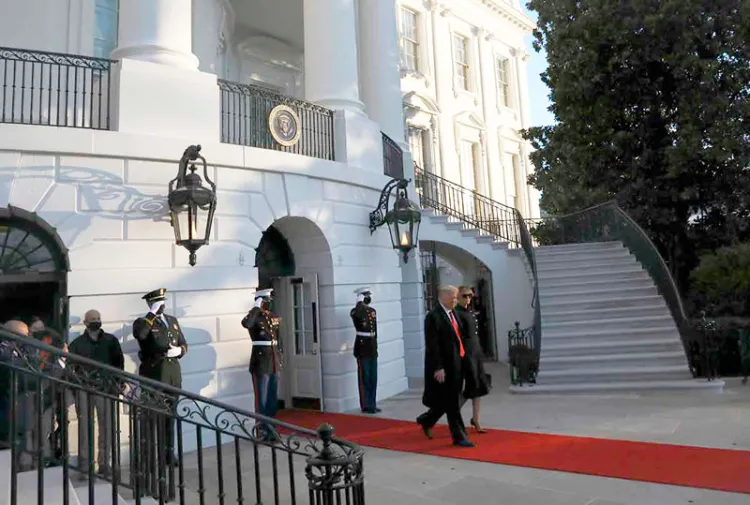 Trump se marcha de la Casa Blanca y parte rumbo a Florida