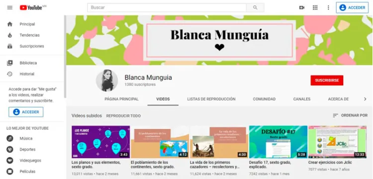 Maestra sonorense crea exitoso canal de videos sobre Matemáticas