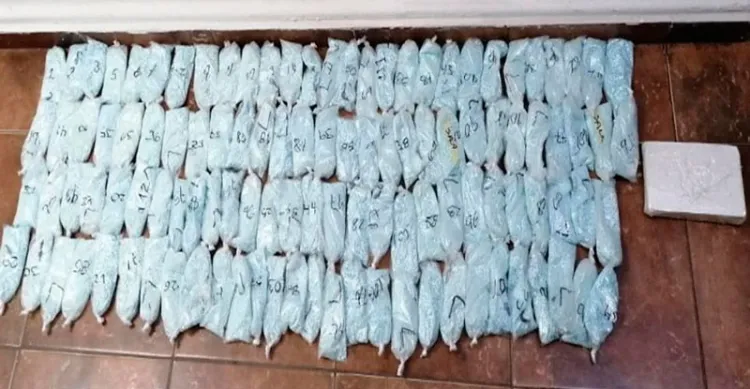 Detienen a hombre con 126 mil pastillas de fentanilo en Huatabampo