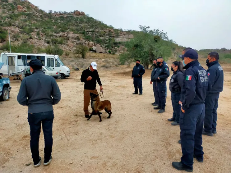 Certifican a unidad canina PESP Sonora