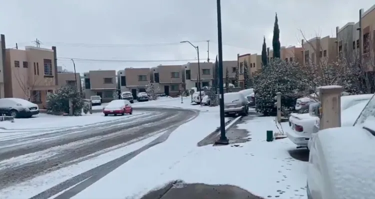 Norte de Sonora se viste de blanco con temperaturas bajo cero