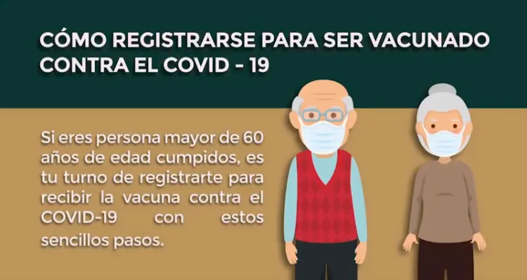 Así deben registrarse los adultos mayores para recibir la vacuna contra Covid