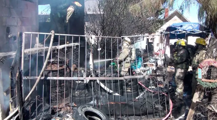 Incendio destruye viviendas en la Buenos Aires