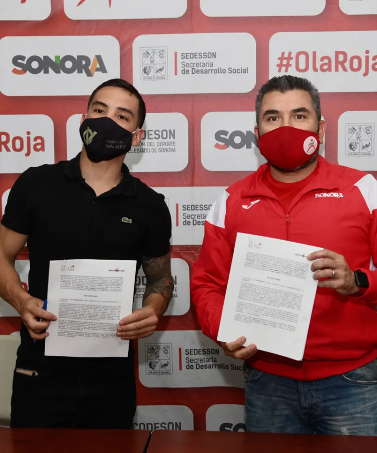 Firman Codeson y Fundación Óscar Valdez convenio en favor de boxeadores sonorenses