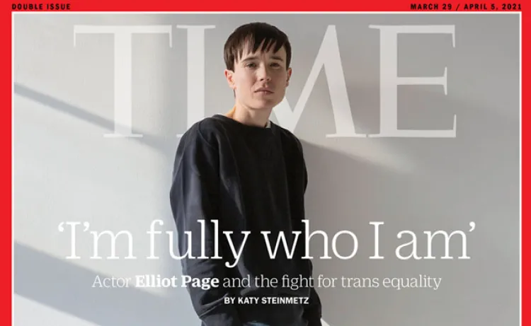 Elliot Page protagoniza portada de ‘Time’