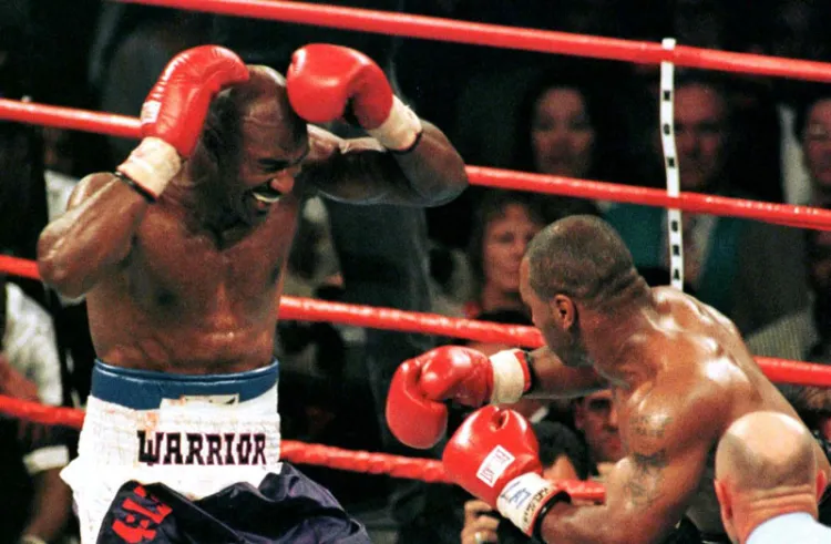 Revela Holyfield  el reto a Tyson