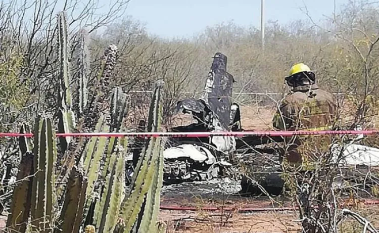 Se desploma una avioneta