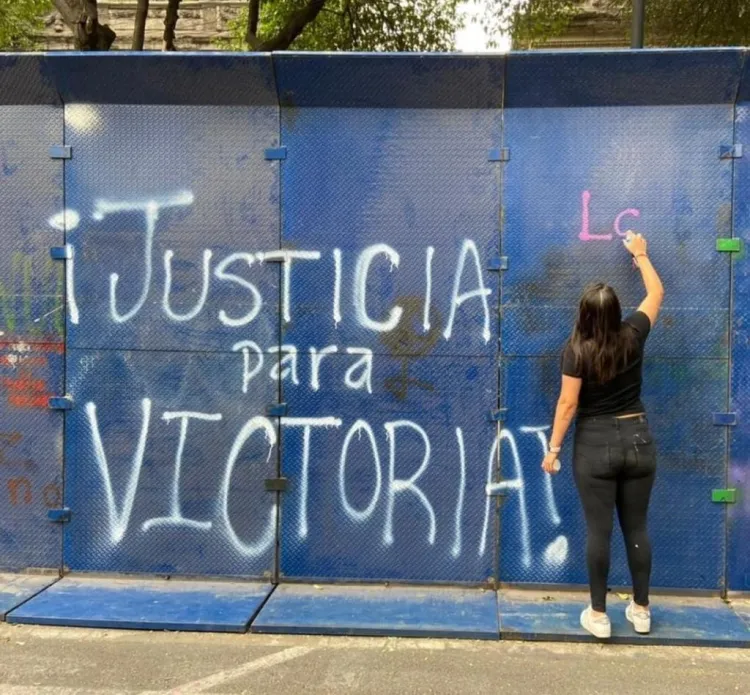 Protestan por muerte de Victoria