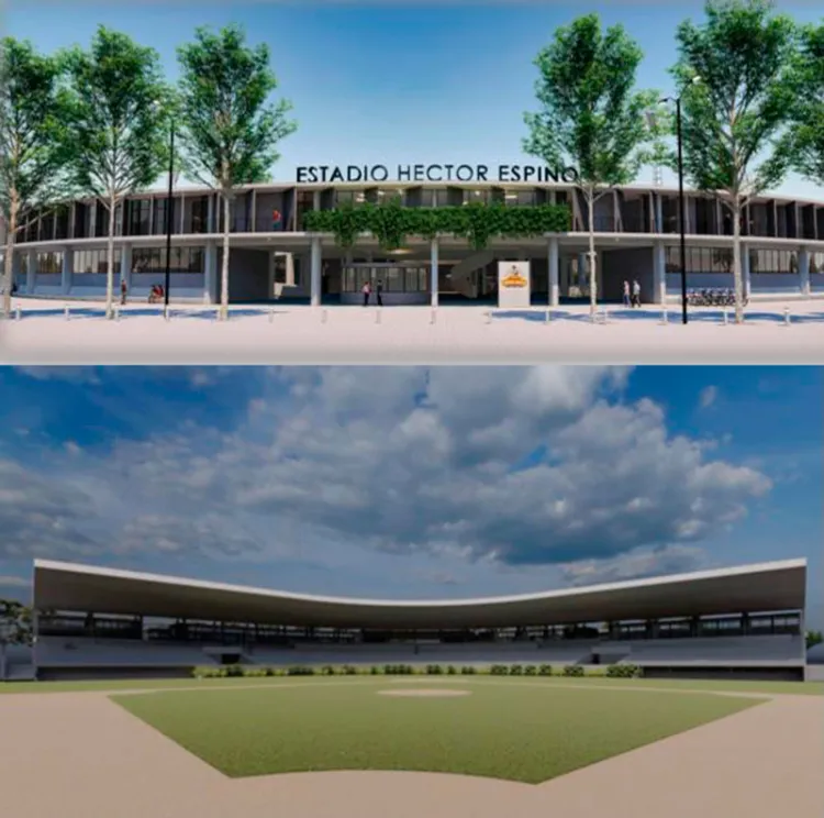 Durará 6 meses construcción de academia de béisbol en estadio Héctor Espino