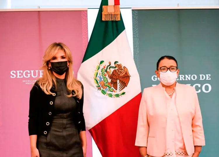 Se reúne Gobernadora Pavlovich con Secretaria de Seguridad y Protección Ciudadana en México