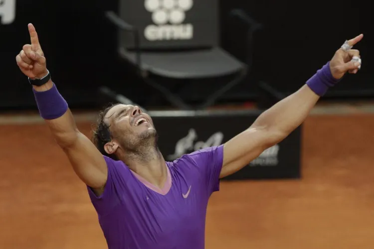 Nadal conquista  cetro en Roma