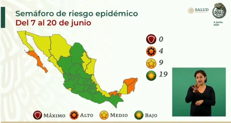 Regresa Sonora al amarillo en semáforo epidemiológico