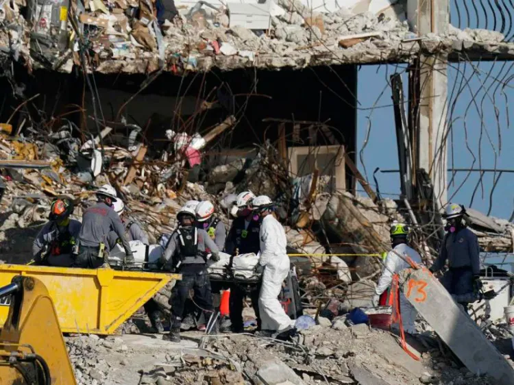 Contabilizan 86 muertos por derrumbe de edificio en Miami