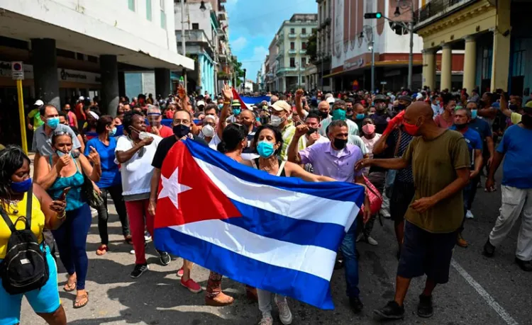 Un muerto y 114 detenidos en Cuba