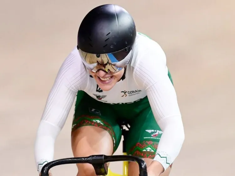 Ciclista mexicana se baja de Tokio