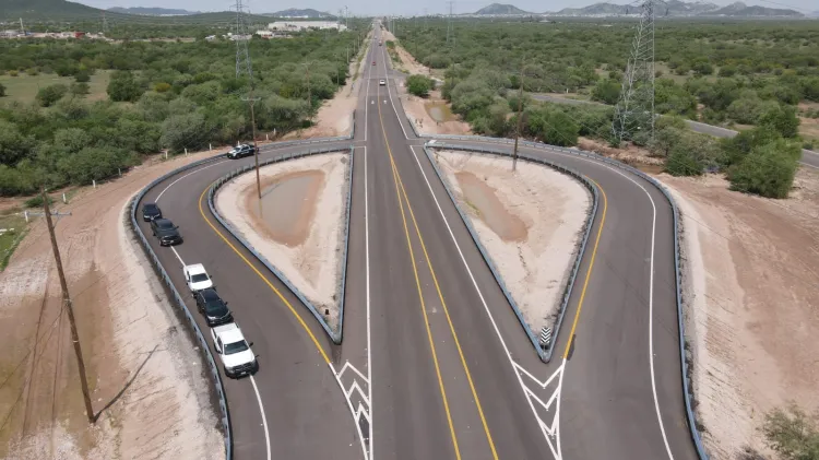 Modernizan tramo carretero Hermosillo-Mazatán