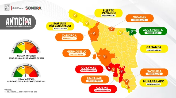 Sonora ‘roza’ el naranja