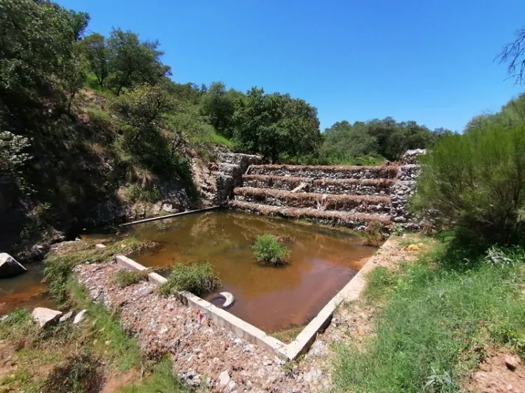 Lucen azolvados represos de gaviones en periferias de Nogales