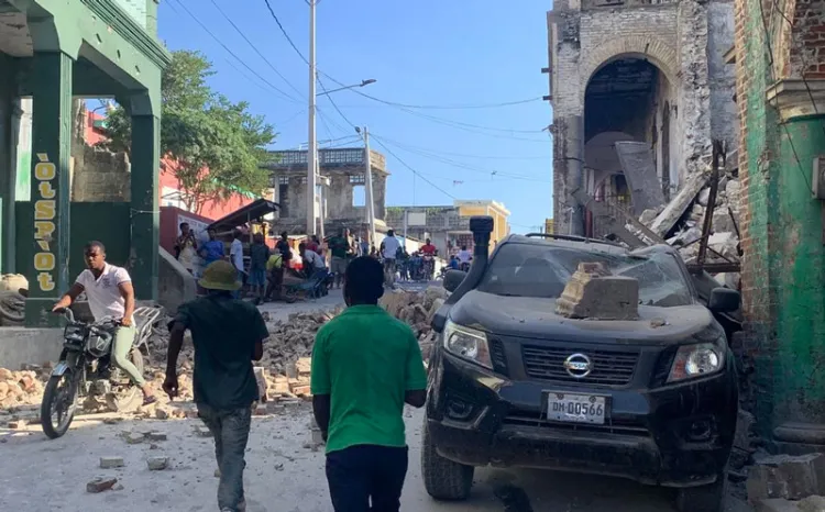 Sismo de magnitud 7.2 sacude Haití; autoridades reportan muertos y daños en viviendas