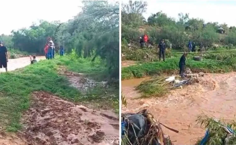 Fallecen tres niños arrastrados por aguas broncas en Agua Prieta