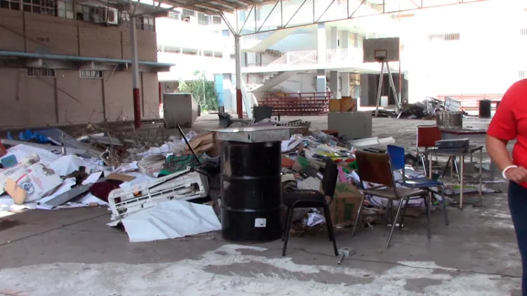 Luce devastada por daños y saqueos la Secundaria General 1