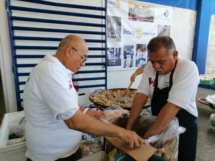 Realizan con éxito la paella rotaria